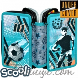 UnderCover Scooli Football Пълен несесер с 3 ципа 28108 UnderCover Scooli Football Пълен несесер с 3 ципа 28108